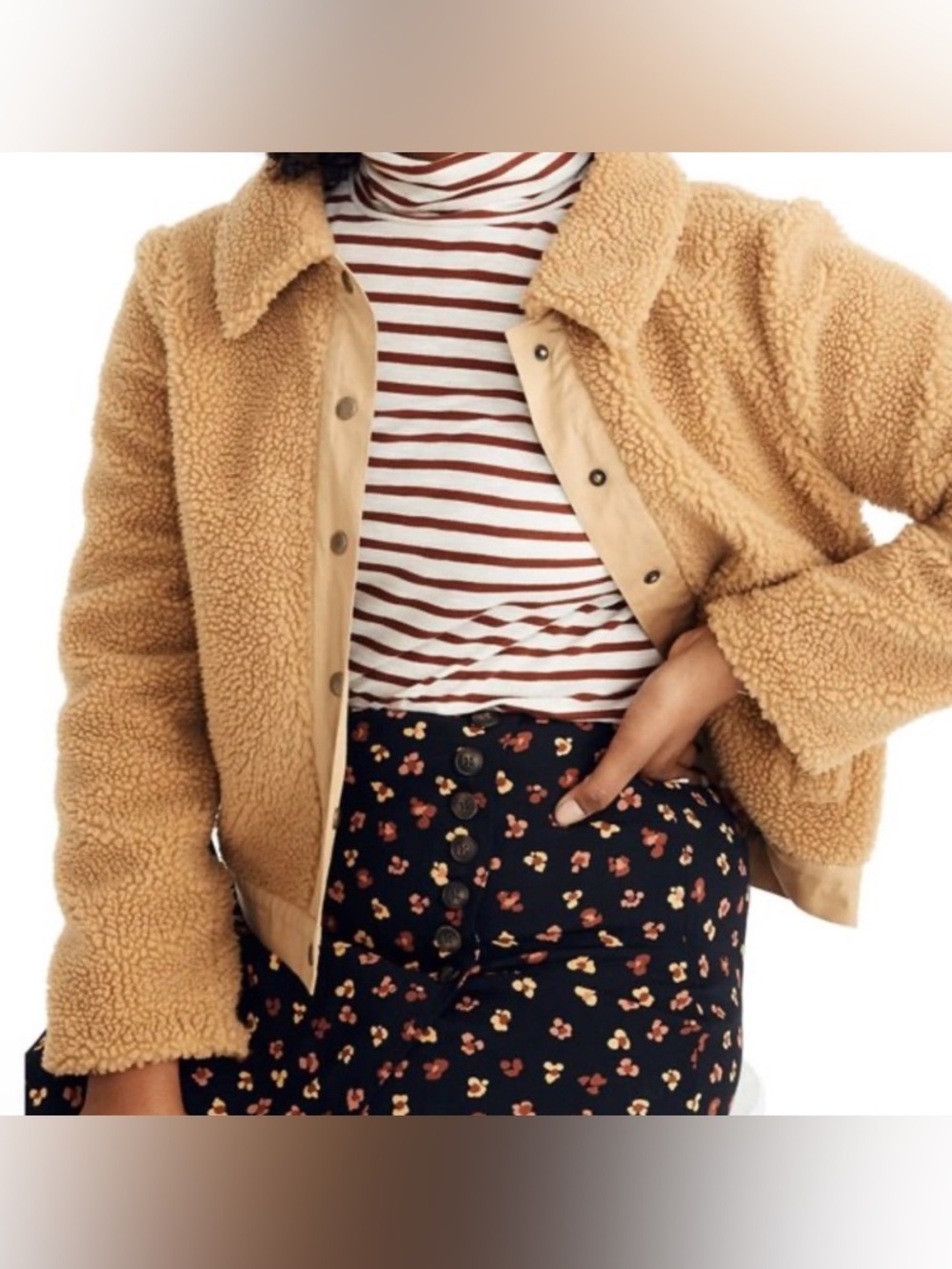 Madewell Teddy Sherpa Jacket